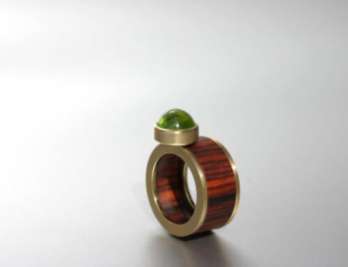 Scheibenring mit Peridot